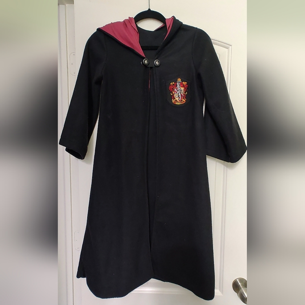 Black Coat with Gryffindor Crest